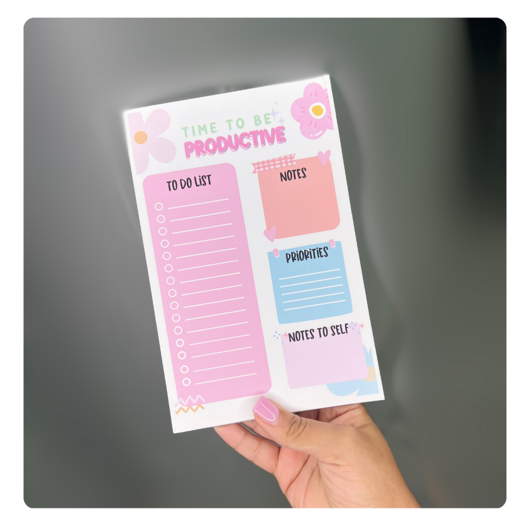 Time To be Productive Notepad