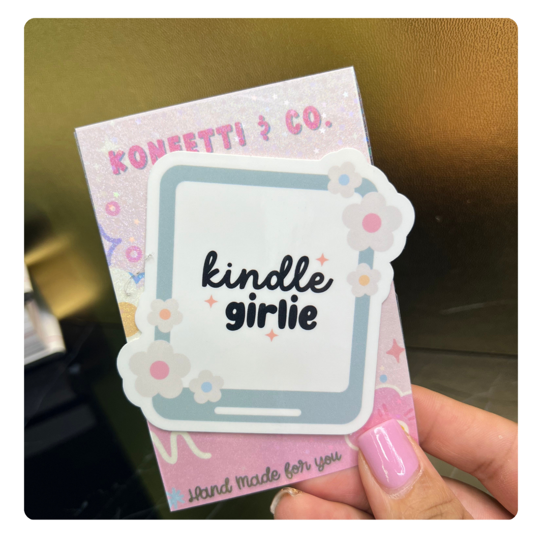 Kindle Girly Waterproof Sticker