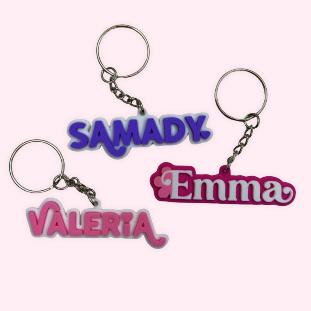 Llaveros personalizados en 3D