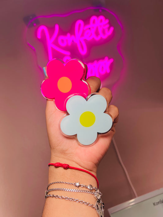 Blue Daisy Phone Grip Acrylic