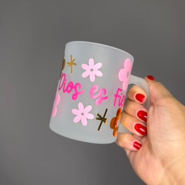 DIOS ES FIEL MUG FROSTED