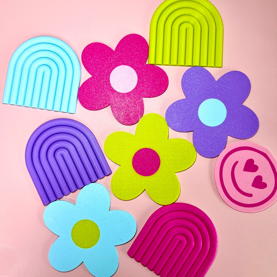 Flower Coaster 3D printing 4 Pack