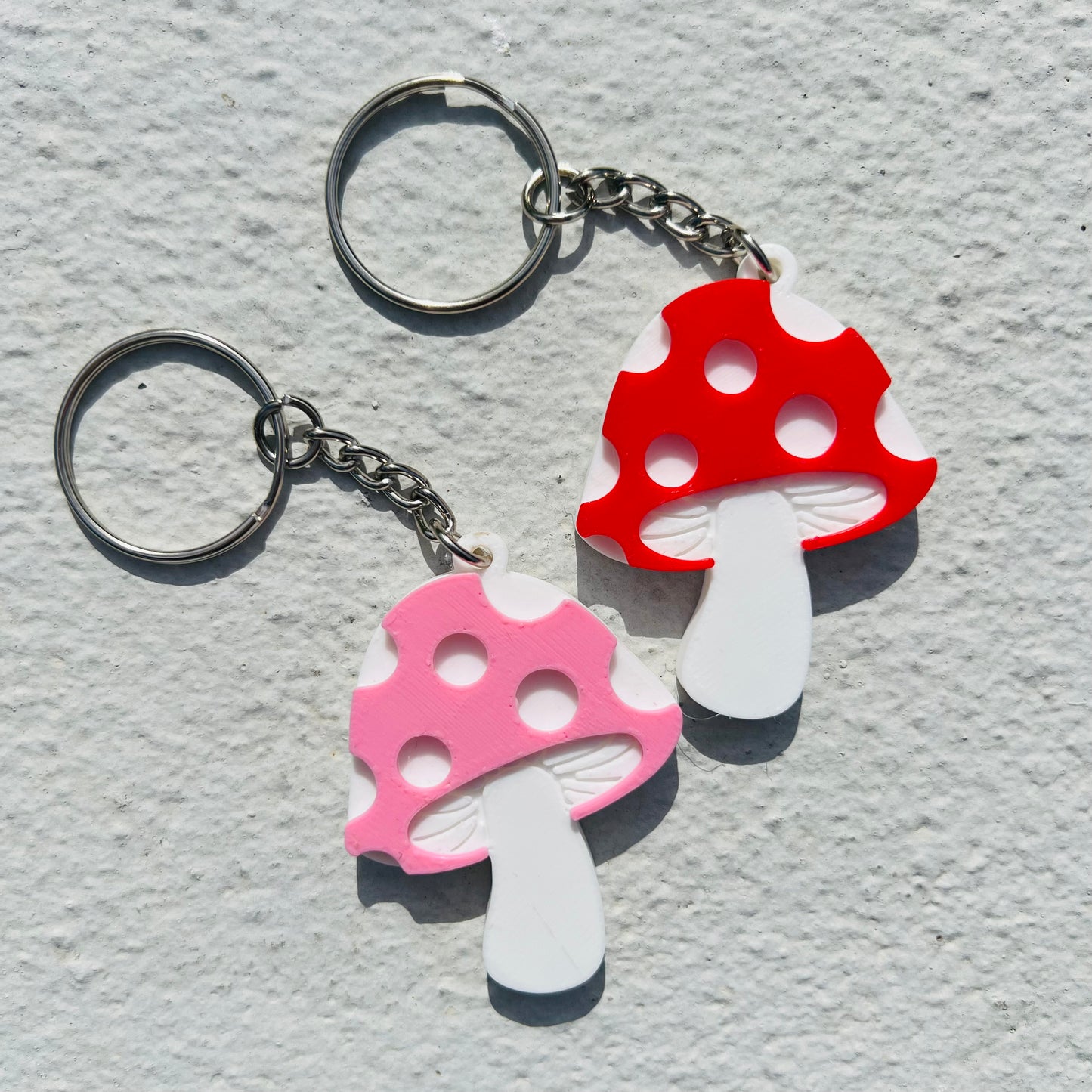 Mushrooms Keychain