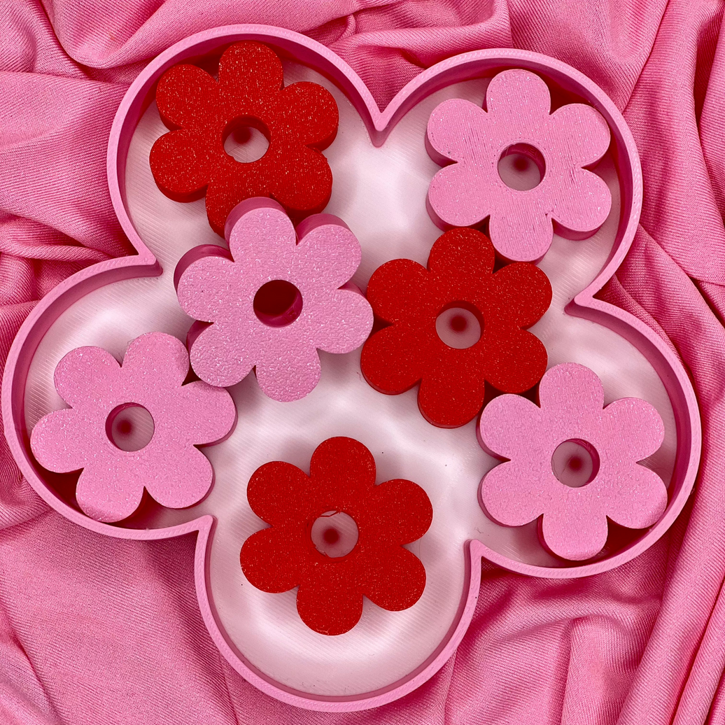 Daisy Flower Straw Topper