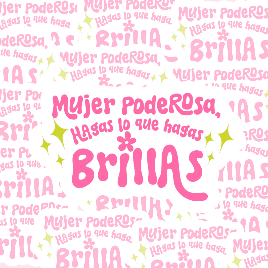 Mujer Poderosa Sticker