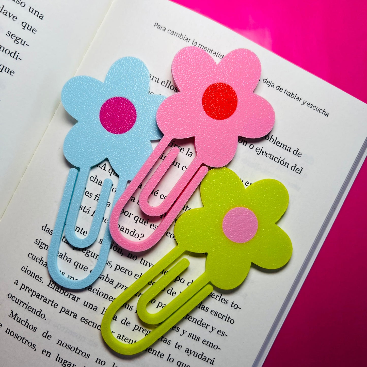 bookmark 3d flor