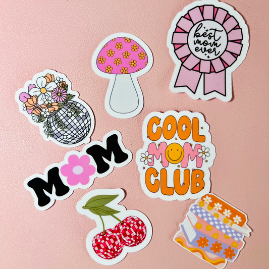 Flower Mushroom Mini Sticker