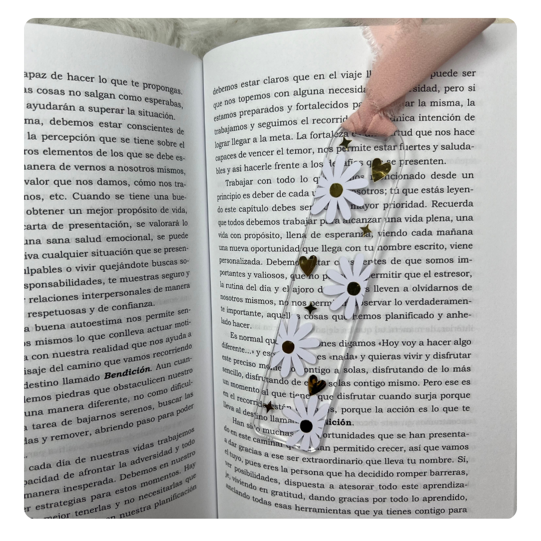 Flowers  Acrylic Bookmarks