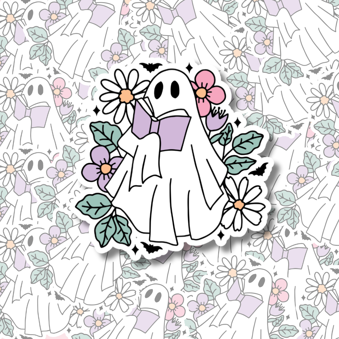 Readings Ghost Waterproof Stickers