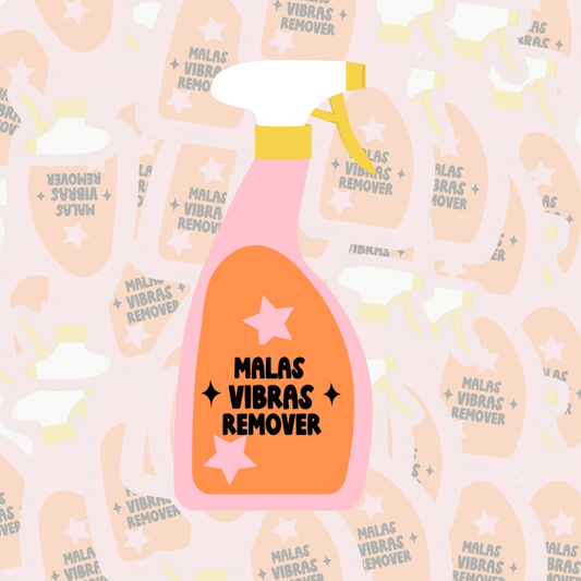 Malas Vibras Waterproof Stickers