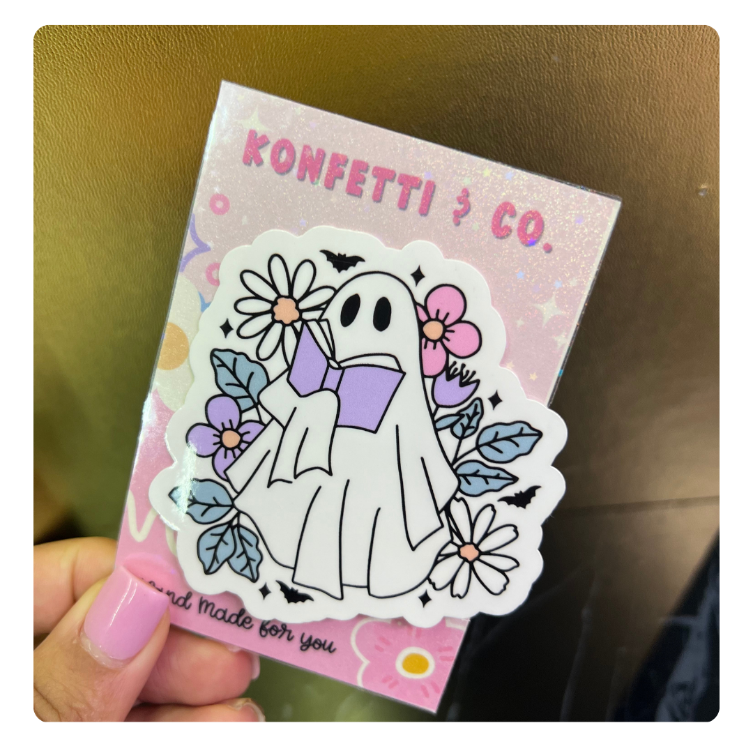 Readings Ghost Waterproof Stickers