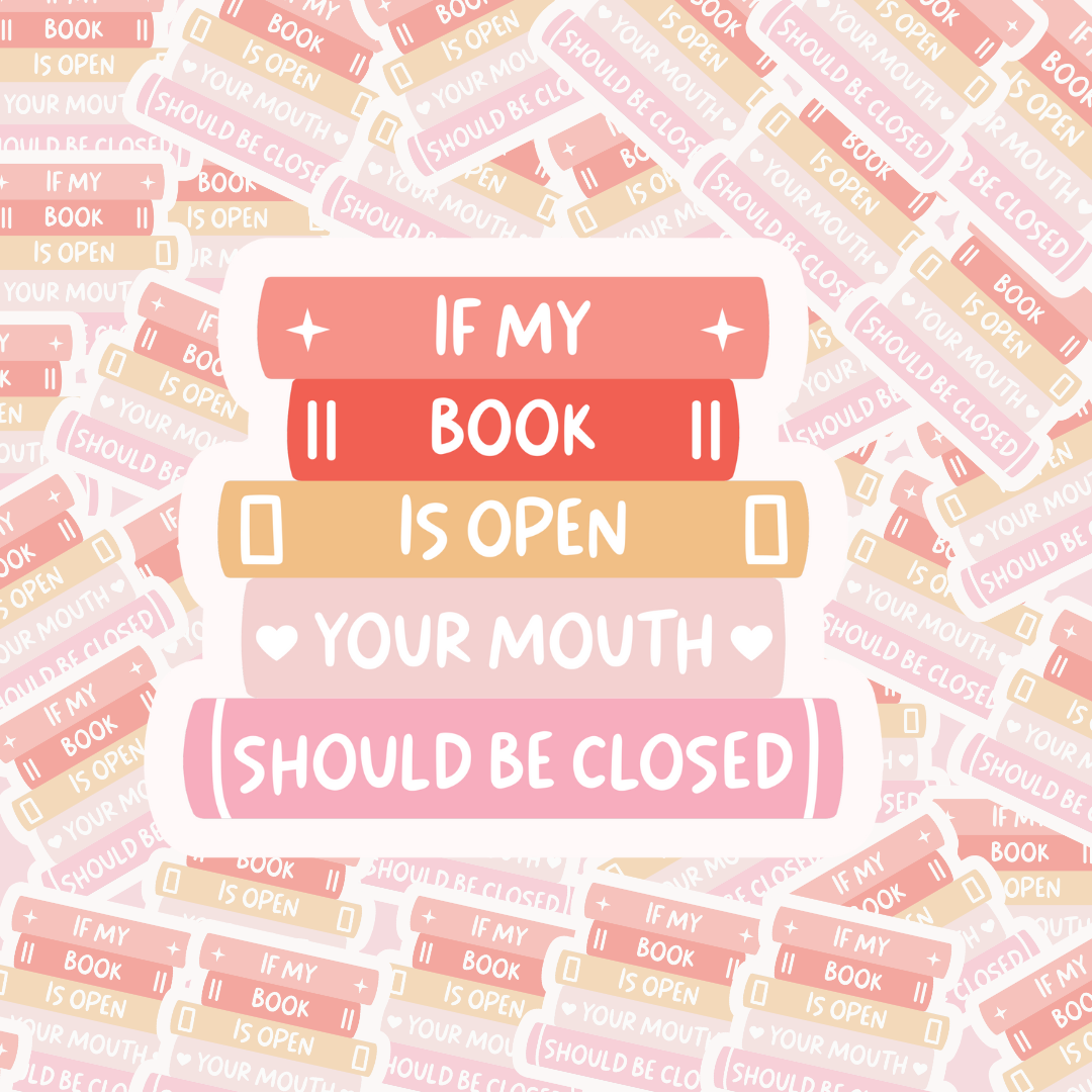 Books Lovers Waterproof Stickers