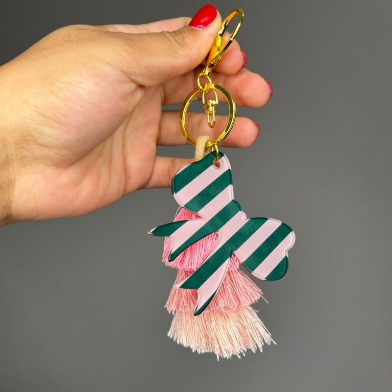Girly Bow Keychain