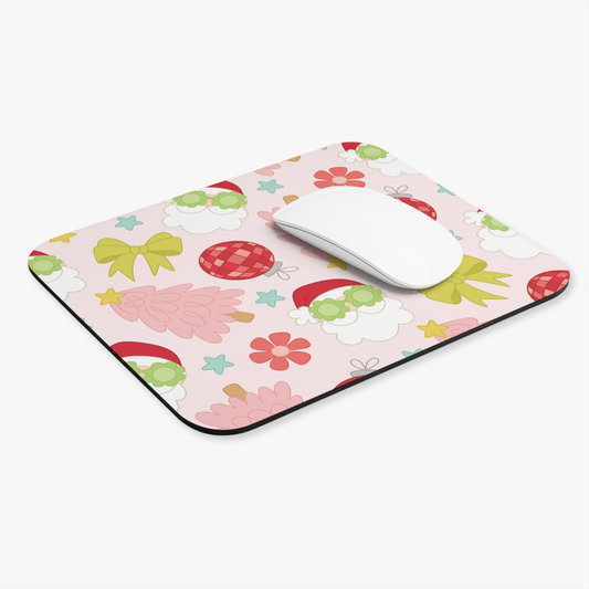 Pink Christmas Mousepad