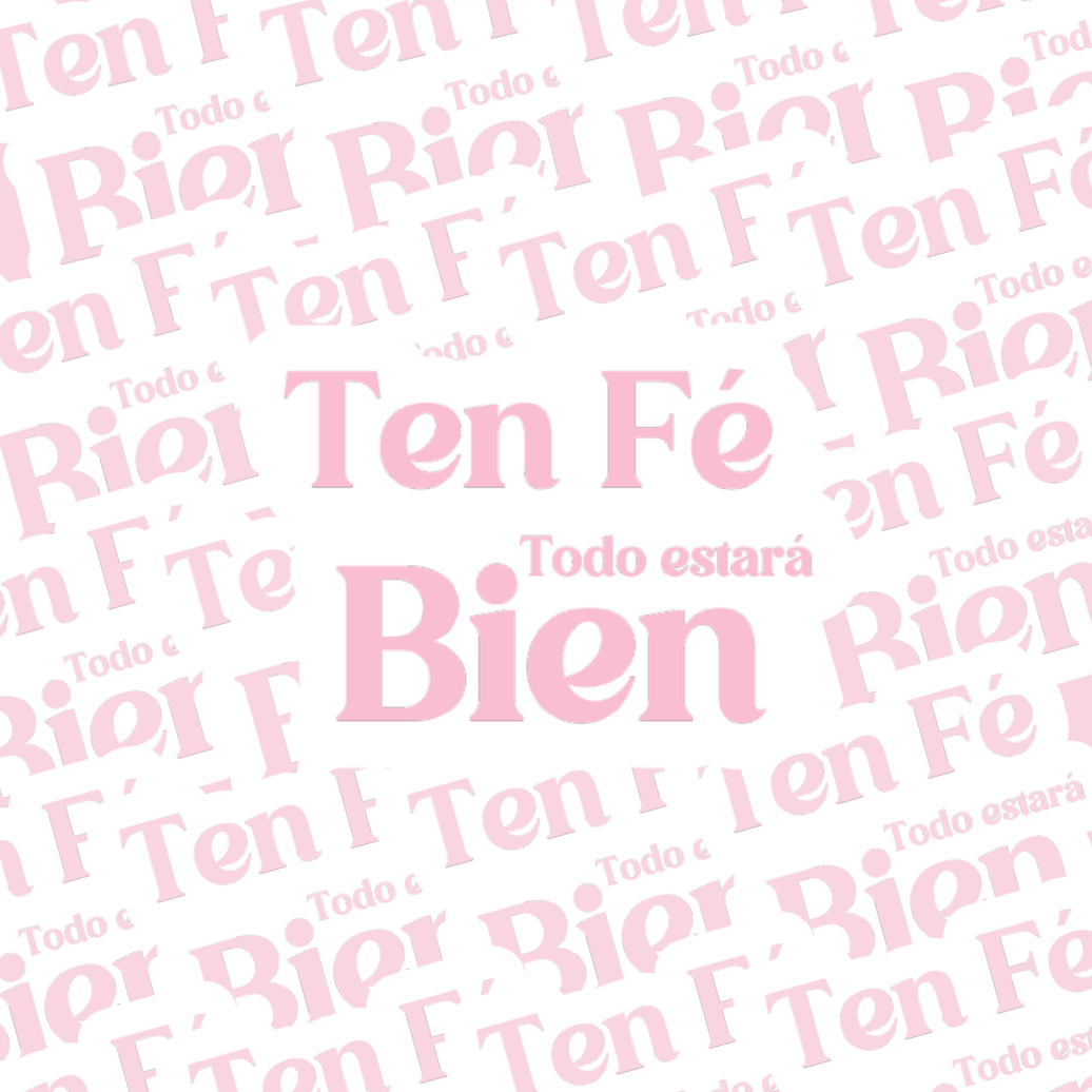 Ten Fe todo estará bien Waterproof Stickers