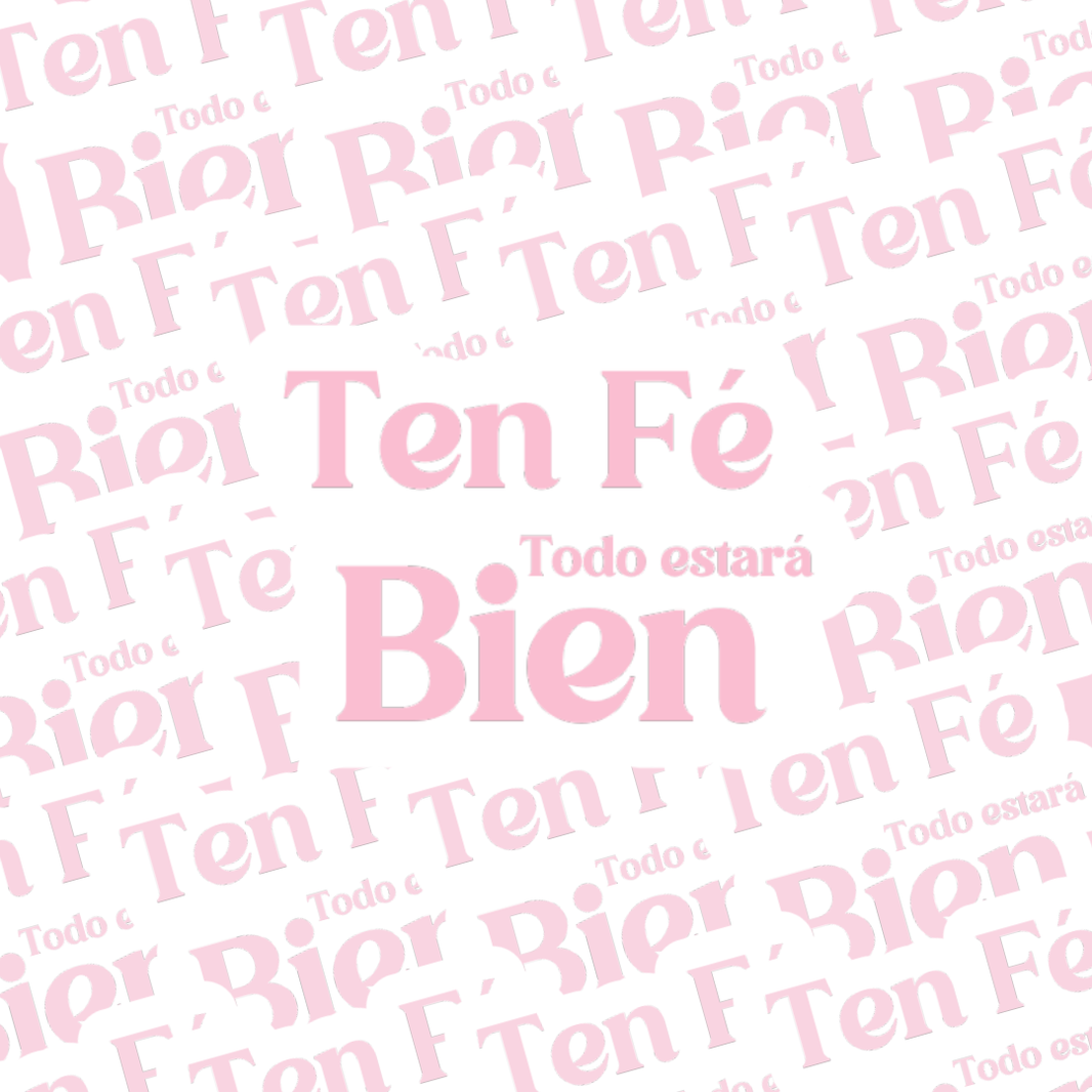 Ten Fe todo estará bien Waterproof Stickers